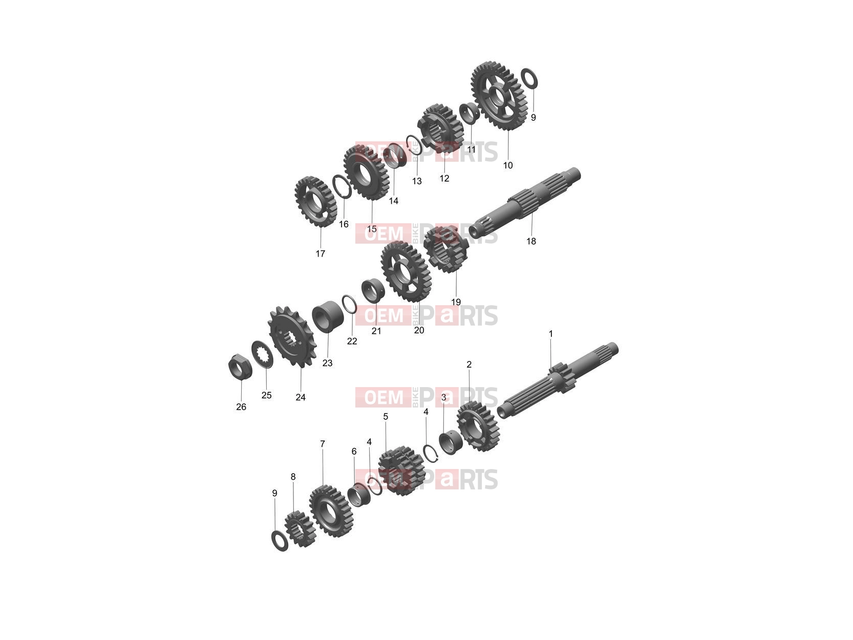 Triumph 2026 TRACKER 400 Transmission