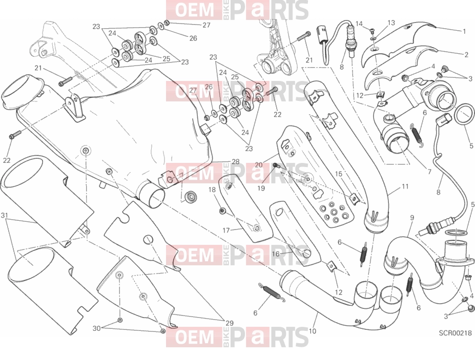 EXHAUST SYSTEM - Ducati Scrambler Classic 2017
