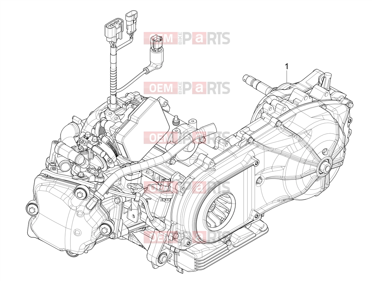 PIAGGIO Beverly 310 25° Anniversario (EU) Engine » Engine assembly