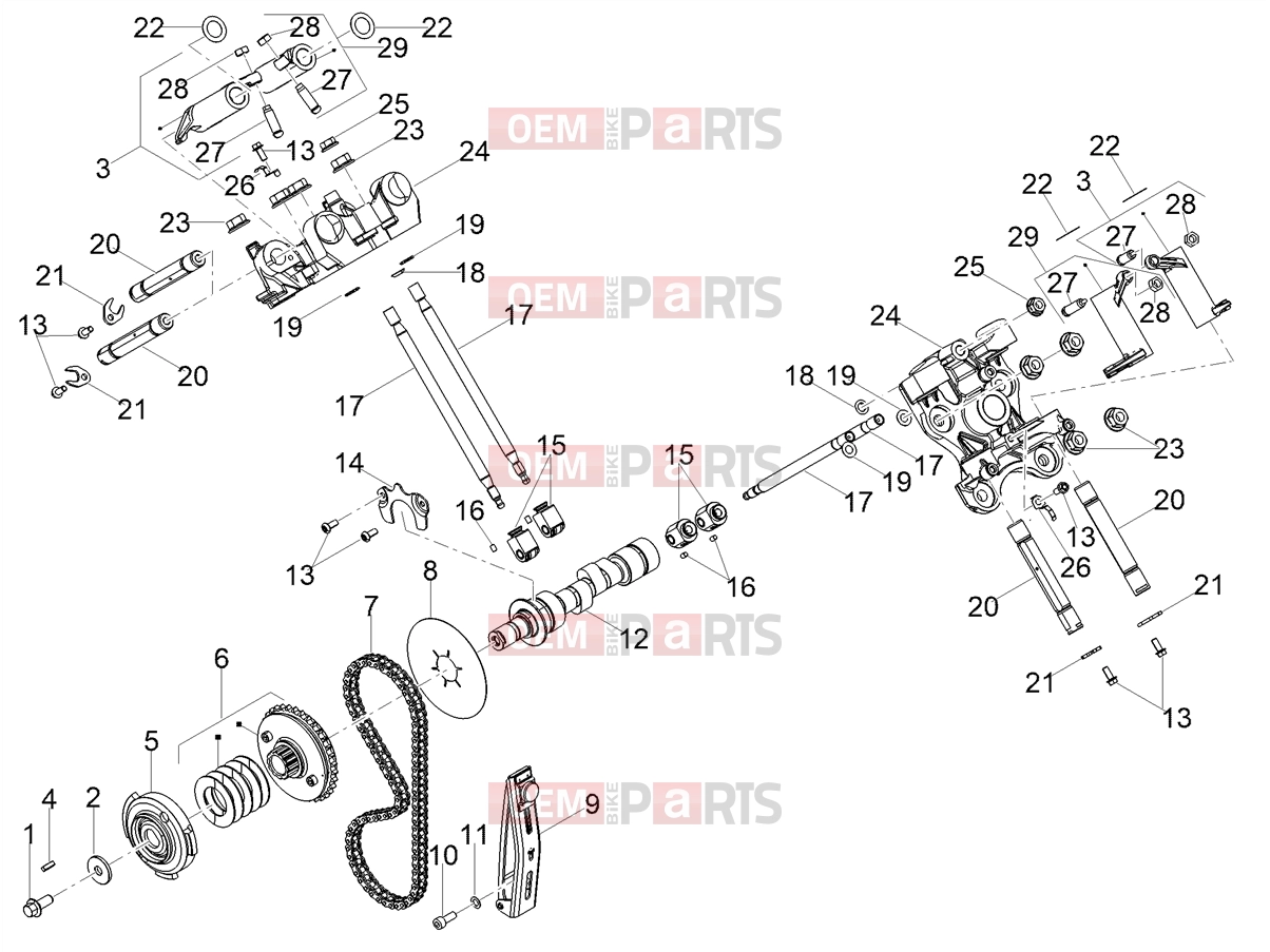 Engine » Timing system - Motoguzzi V85 TT Strada (EU) 2026
