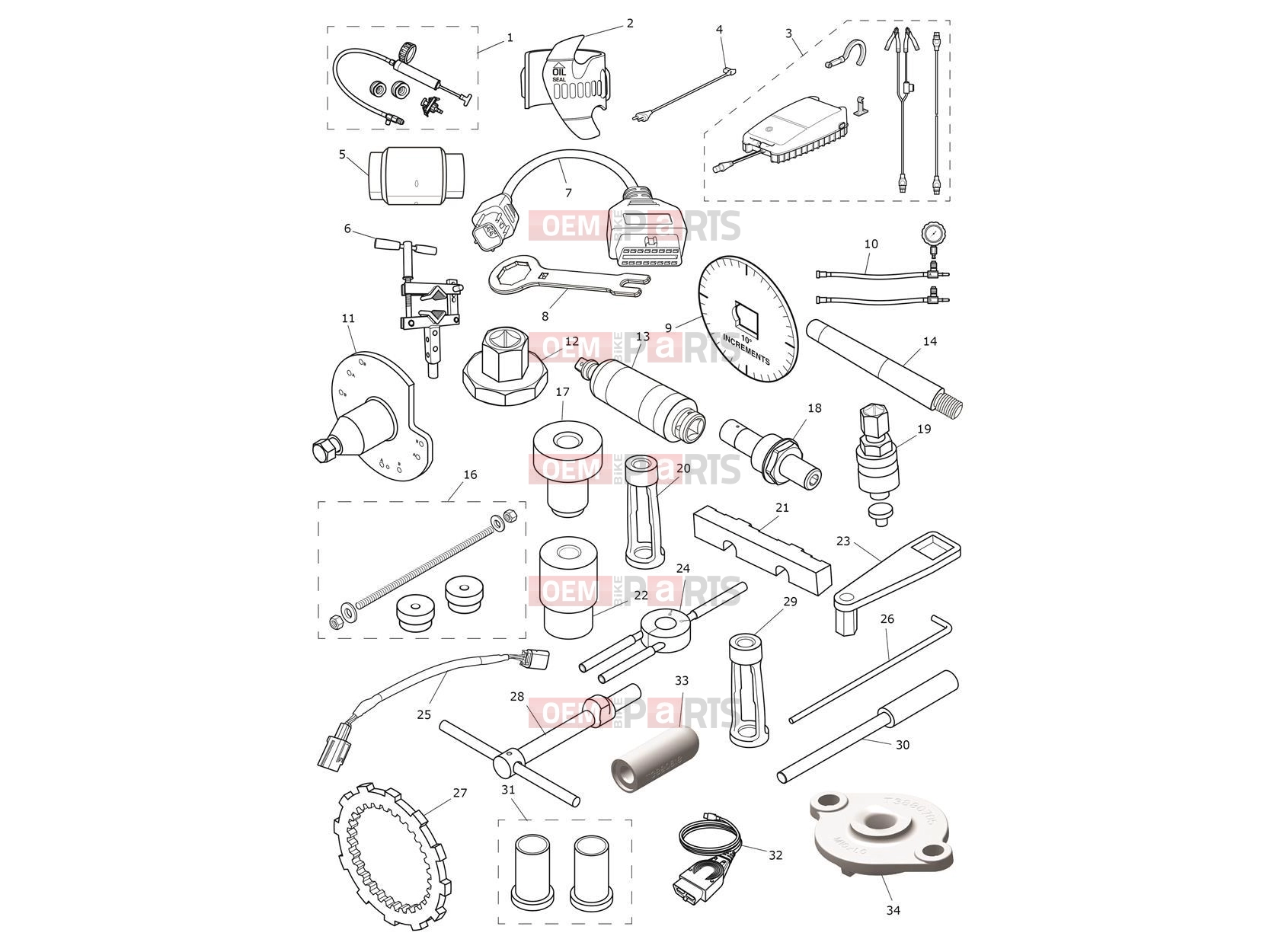 Service Tools - Triumph TF250-E 2026