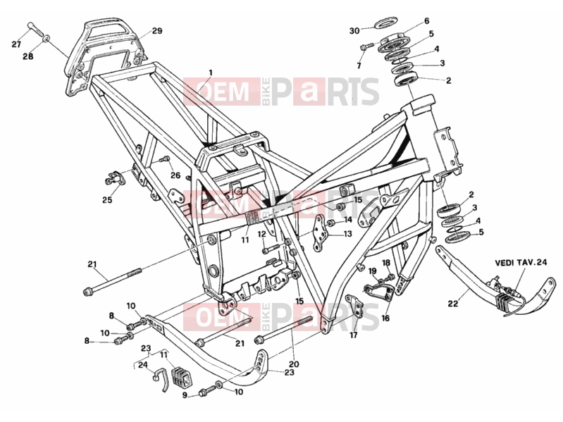 DUCATI 1991 907 I.E. FRAME » FRAME