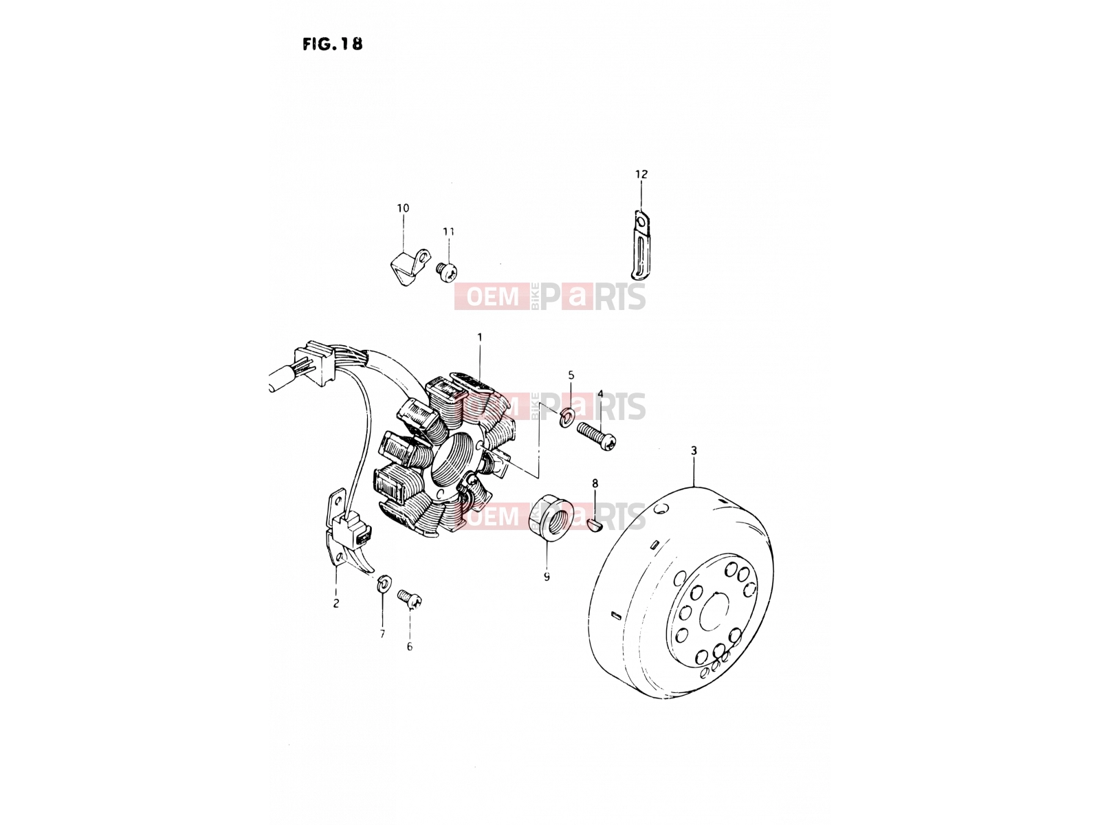 SUZUKI DR250S Z (1982) 18 - MAGNETO (E02, E04, E18, E21, E22, E25, E39)