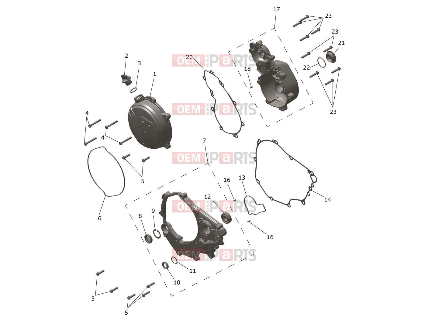 Engine Covers - Triumph TF450-E 2025