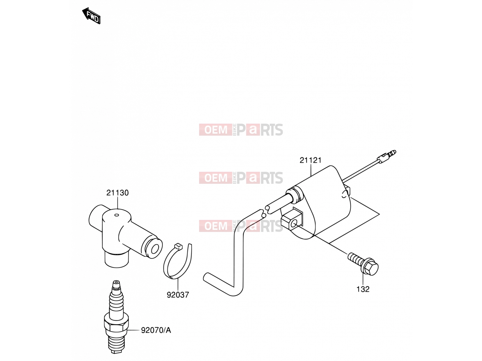 14 - IGNITION SYSTEM - Suzuki RM65 K3 (2003) (E24)