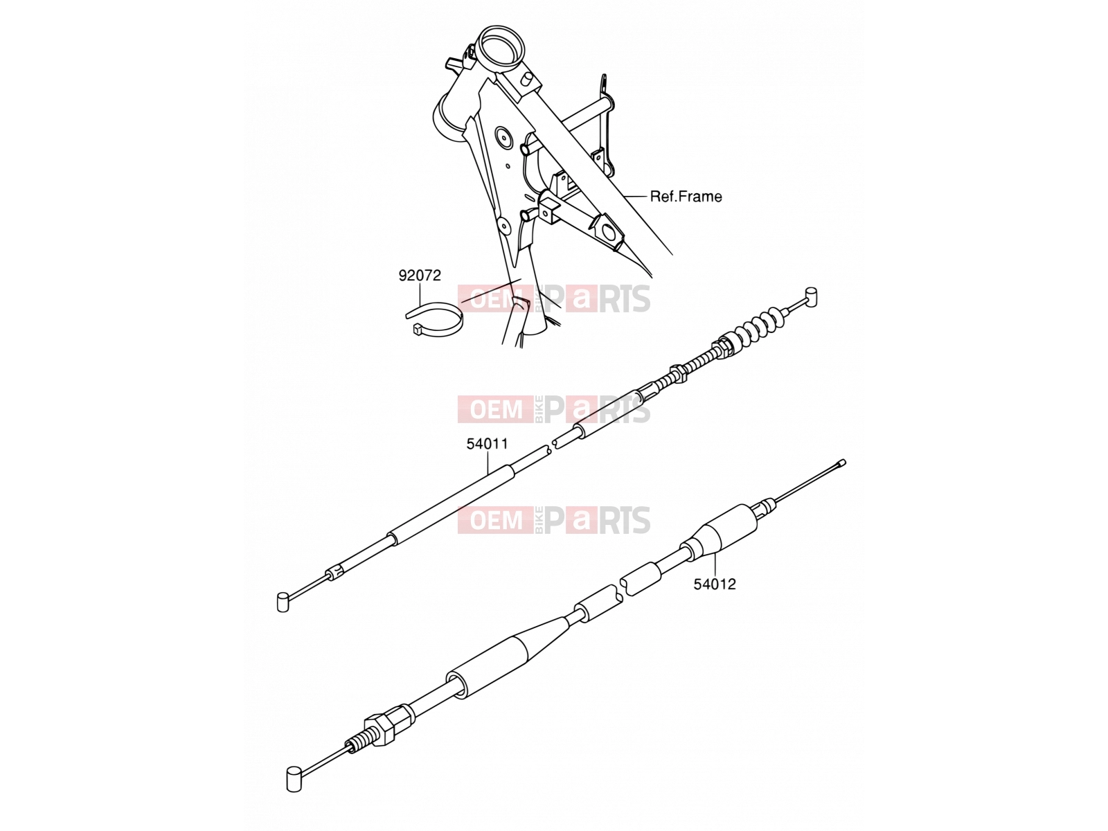 36 - CABLE - Suzuki RM65 K5 (2005) (E28)