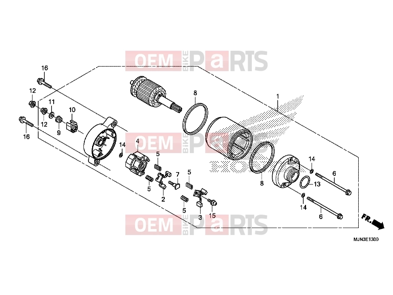 HONDA CTX1300AE CTX1300A 2014 E-13 STARTER ENGINE
