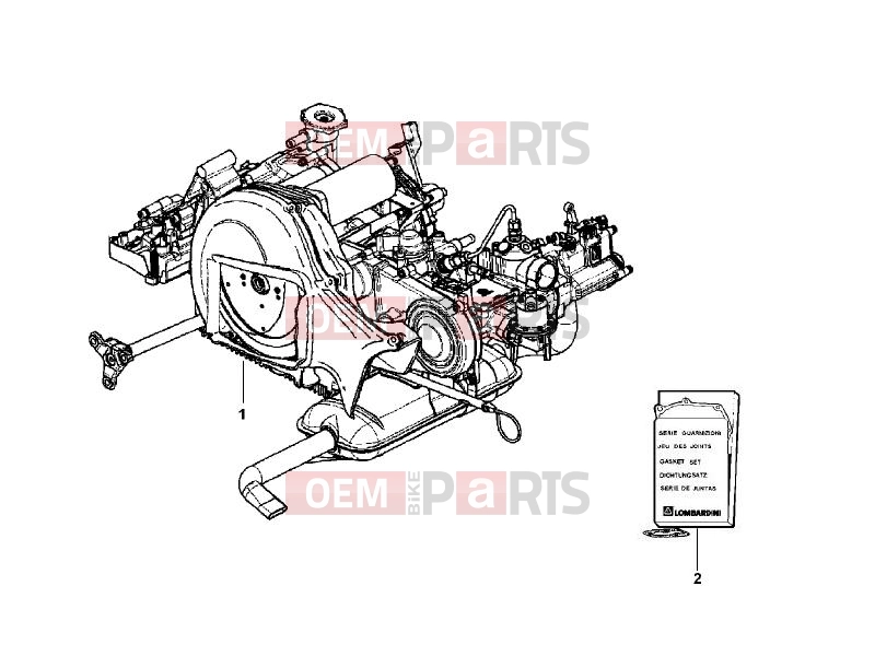 ENGINE » ENGINE, ASSEMBLY - Ape Calessino 2007-2012