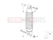 BMW Motorrad BMW 2002 R-Models 4V R 850 R 94 (0401,0406) Spring strut, rear