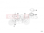 BMW Motorrad BMW 2002 R-Models 4V R 850 R 94 (0401,0406) Primed parts