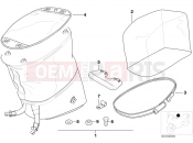 BMW Motorrad BMW 2002 R-Models 4V R 850 R 94 (0401,0406) tank-top bag 99
