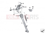 BMW Motorrad BMW 2013 C-Models C evolution (0C03) Side stand