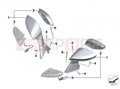 BMW Motorrad BMW 2013 C-Models C evolution (0C03) Mirror / LED turn signals