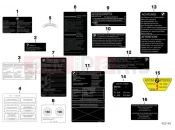 BMW Motorrad BMW 2013 C-Models C evolution (0C03) Various notice stickers