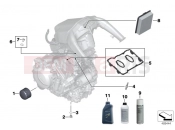 Engine oil / maintenance service - BMW Motorrad F 850 GS (0B09, 0B19) 2016