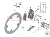 Front wheel brake - BMW Motorrad F 850 GS (0B09, 0B19) 2016