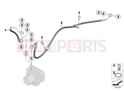 Brake pipe rear - BMW Motorrad F 850 GS (0B09, 0B19) 2016