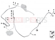 BMW Motorrad BMW 2016 C-Models C evolution (0C03) Brake lines, ABS rear