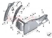 BMW Motorrad BMW 2016 C-Models C evolution (0C03) Fairing, side section, front