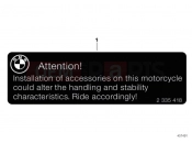 BMW Motorrad BMW 2016 C-Models C evolution (0C03) Label 