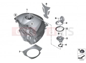 BMW Motorrad BMW 2016 S models S 1000 R (0D02, 0D12) Fuel tank
