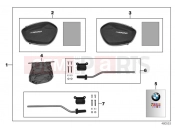 BMW Motorrad BMW 2016 S models S 1000 R (0D02, 0D12) Saddle bag