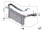 Oil cooler - BMW Motorrad HP4 (0D01, 0D11) 2014