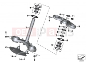Fork bridge - BMW Motorrad HP4 (0D01, 0D11) 2014