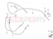 Bowden cables - BMW Motorrad HP4 (0D01, 0D11) 2014