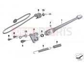 Side stand - BMW Motorrad HP4 (0D01, 0D11) 2014