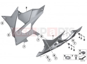 Engine spoiler - BMW Motorrad HP4 (0D01, 0D11) 2014