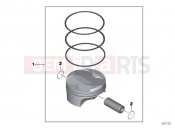 Piston - BMW Motorrad S 1000 R (0D02, 0D12) 2014