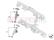 Injection valves, start valves - BMW Motorrad S 1000 R (0D02, 0D12) 2014