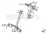 Fork bridge - BMW Motorrad S 1000 R (0D02, 0D12) 2014