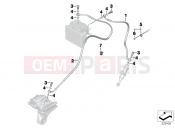Brake pipe rear - BMW Motorrad S 1000 R (0D02, 0D12) 2014