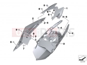 Tail part - BMW Motorrad S 1000 R (0D02, 0D12) 2014
