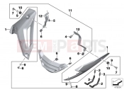 Engine spoiler - BMW Motorrad S 1000 R (0D02, 0D12) 2014