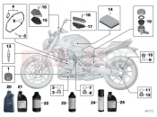 Engine oil / maintenance service - BMW Motorrad R 1200 R (0A04, 0A14) 2014