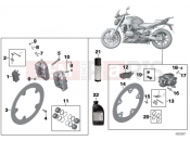 Brake service - BMW Motorrad R 1200 R (0A04, 0A14) 2014