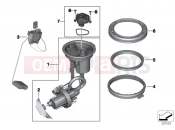 Delivery, control units, fuel pump - BMW Motorrad R 1200 R (0A04, 0A14) 2014