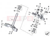 Fork brace, bottom/top - BMW Motorrad R 1200 R (0A04, 0A14) 2014