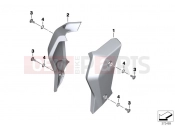 Grill cover - BMW Motorrad R 1200 R (0A04, 0A14) 2014