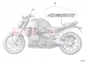 Stick-on label - BMW Motorrad R 1200 R (0A04, 0A14) 2014
