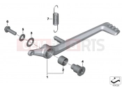 Brake pedal, connection linkage - BMW Motorrad R 1200 RS (0A05, 0A15) 2014