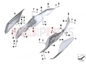 Tail trim - BMW Motorrad R 1200 RS (0A05, 0A15) 2014