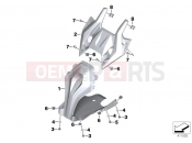 Center fairing panel - BMW Motorrad R 1200 RS (0A05, 0A15) 2014