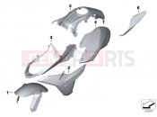 Painted Parts - BMW Motorrad R 1200 RS (0A05, 0A15) 2014