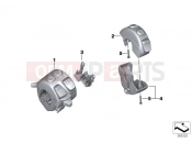 BMW Motorrad BMW 2014 C-Models C evolution (0C03) Multifunction switch, handlebar, LIN bus