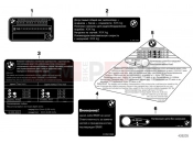 BMW Motorrad BMW 2014 C-Models C evolution (0C03) Labels for Russia