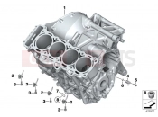 BMW Motorrad BMW 2012 S models HP4 (0D01, 0D11) Engine housing